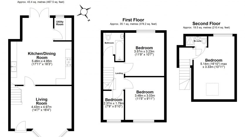 4 Bedroom Mid Terraced House For Sale in Chase Lane, Ilford, IG6 