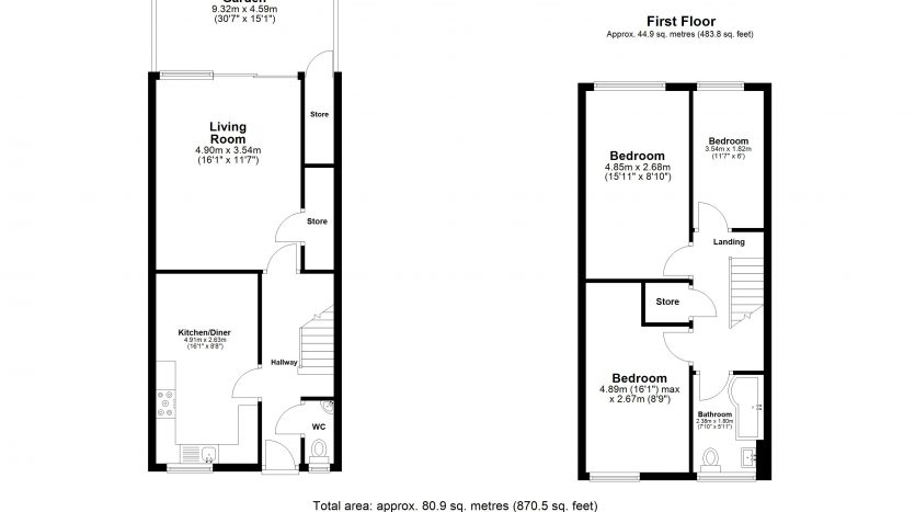 3 Bedroom End of Terrace House For Sale in Kesteven Close, Ilford, IG6 