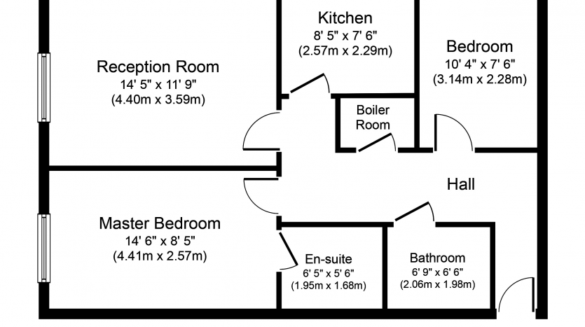 2 Bedroom Flat For Sale in St. James Gardens, Romford, RM6 