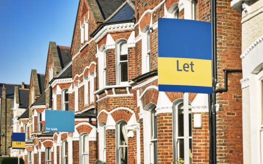 To let property sign