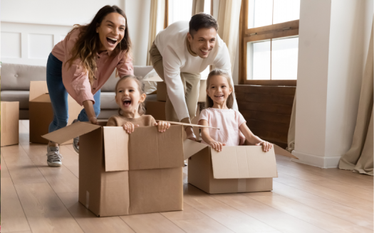 family moving home