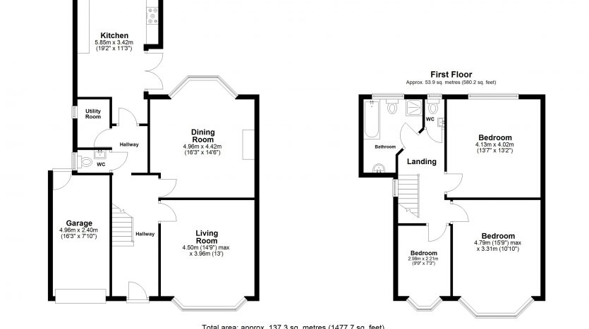 3 Bedroom Semi-Detached House For Sale in Vista Drive, Ilford, IG4 