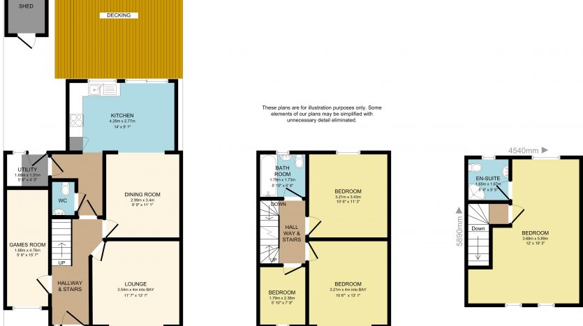 4 Bedroom Semi-Detached House To Rent in Heath Park Road, Romford, RM2 