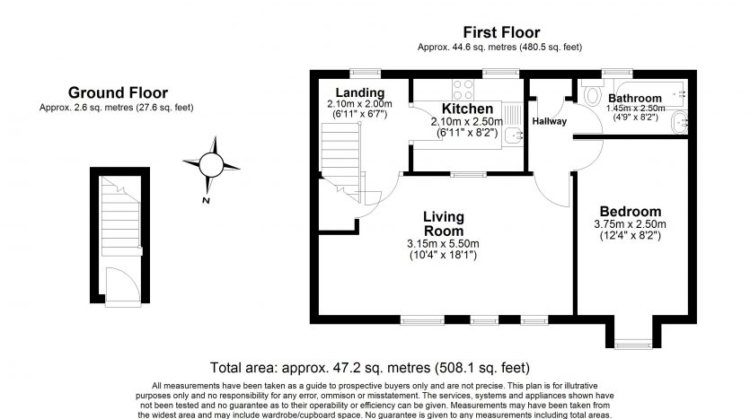 1 Bedroom  To Rent in Arnold Place, Tilbury, RM18