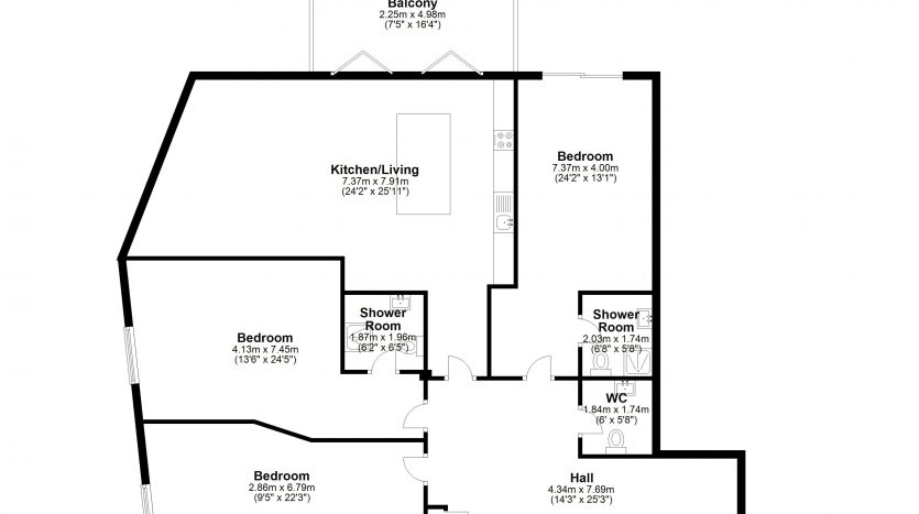 3 Bedroom Flat For Sale in Impact House 181-185 High Road, Chigwell, IG7 