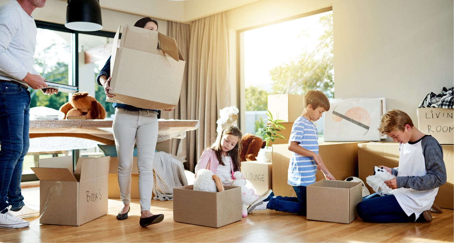 family moving home