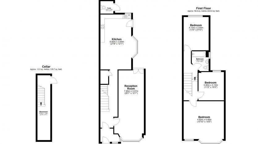 3 Bedroom Terraced House For Sale in Shakespeare Crescent, London, E12 