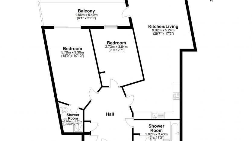2 Bedroom  To Rent in Impact House 181-185 High Road, Chigwell, IG7 